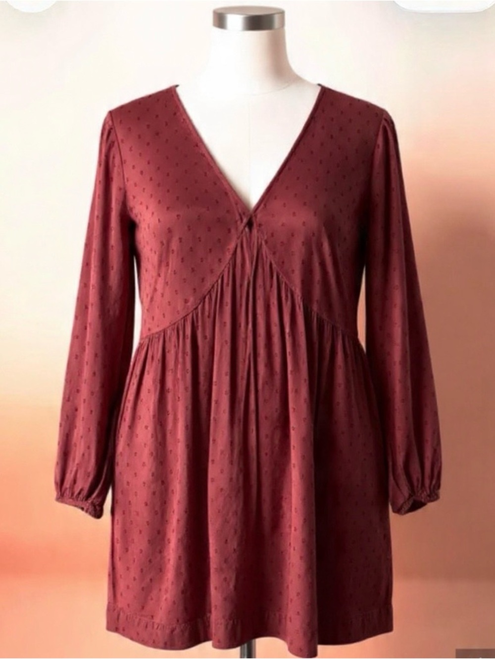 Old Navy Rust Red Midi Dress